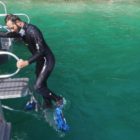 echelle de plongee bateau