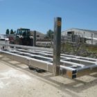 remorque mise a l'eau bateau aluminium