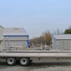 remorque plateau aluminium